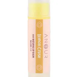 ANOUR Lemon Crush Lip Balm with Shea & Cocoa Butter for Chapped & Dry Lips - 5g image 2