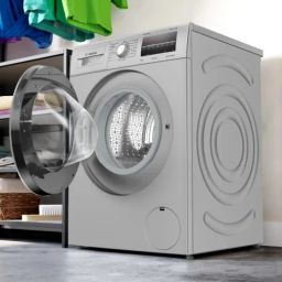 bosch 8 kg Fully Automatic Front Load with In-built Heater Silver image 3