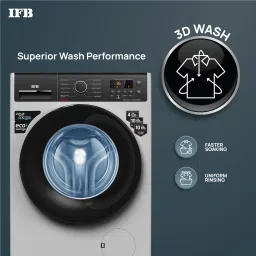ifb 6.5 kg with Steam Wash, Aqua Energie, Anti-Allergen Fully Automatic Front Load with In-built Heater Silver image 5