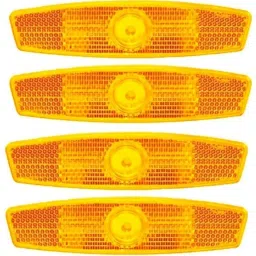 4 PCS FRONT & REAR CYCLE REFLECTOR LIGHT LED Front Rear Light Combo-picture-27