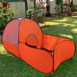 2 in 1 Combo Foldable Tent House For Kids Activity Indoor Outdoor 2 To 8 Years-13