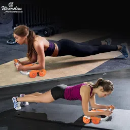 wearslim Automatic Rebound Ab Abdominal Exercise Roller with Elbow Support and Timer Ab Exerciser image 5