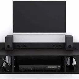 CLICKBAZZAR Wooden Set top Box Stand Wall Shelves Wall Mount Wall Bracket MDF (Medium Density Fiber) Wall Shelf-17