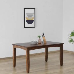 woodsworth from pepperfry Biscay Sheesham Wood 6 Seater Dining Table in Scratch Resistant Provincial Teak Finish-picture-43
