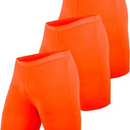 Solid Men Orange Tights-image-90