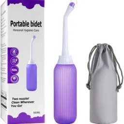 Portable bidet, Jet Spray for Toilet | Retractable, 2 angled Nozzles ND273 Manual Bidets-image-53