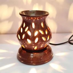 PEEPRESION Ceramic Electric Aroma Diffuser Oil Burne With Mogra & Lemongrass Scented Oil Gym, Club, Home Diffuser-7