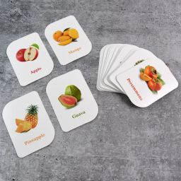 32-Piece Fruits Flash Cards Set - 2 set-10