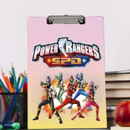 Power Rangers Design Digital Reprint Clip Board Exam Pad (14x9.5 Inches) Premium Quality-picture-21