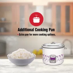 kenstar MY COOK PLUS 2.8 Ltrs Electric Rice Cooker with Steaming Feature image 4