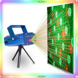 Daily Needs Shop LED Disco 12 Modes Combinations Voice Activated Stage Projector Laser Lights-image-32