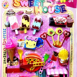 Pizza Ice Cream with Trolley Party Fast Food Cooking and Play Set Toy for Girls-24