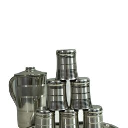 Steel Jug Glass Tray Set (Steel) Jug Glass Tray Set-21