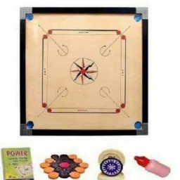 Glossy full size 32Inc Carrom Board With 24 Coin,1 Striker,1 Powder 1.5 Inches 82 cm Carrom Board-image-64