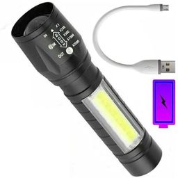 Metal High quality LED Flashlight ,Super Bright ,Waterproof 3 Light Modes 210 6 hrs Torch Emergency Light-picture-6