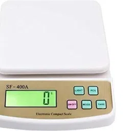 AHYRA SF-400 A 10Kg Weight Scale with Fast Response Sensor for Shop, Home(White) Weighing Scale-12