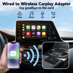 elekart Wireless Carplay Adapter 2024 Upgrade Apple kit Car Stereo image 4