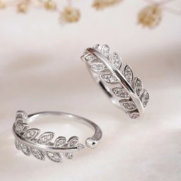 Sterling Silver Rhodium Plated Toe Ring-image-5
