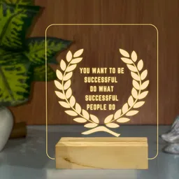 starlaser Inspirational Lamp You Want to be Successful do What Successful People do lamp Table Lamp-picture-8