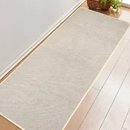 saral home Grey Cotton 71 x 24 Inches Machine Made Floor Runner-picture-4