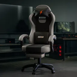 High Back Ergonomic Gaming Chair with Adjustable Neck, Armrest PU Leather Gaming Chair-25