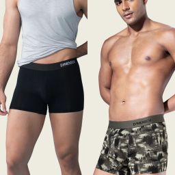 Pack of 2 Deo-Soft Deodorizing Anti-Bacterial Printed Men Trunk-4