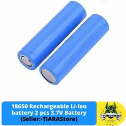18650 Rechargeable Li-ion battery 2 pcs 3.7VBattery-image-27
