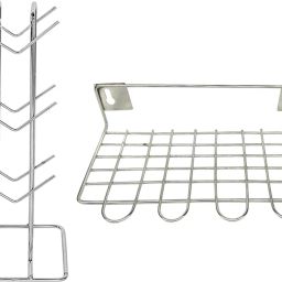 Utensil Kitchen Rack Stainless Steel Cup Stand & Ladle Stand Steel-22