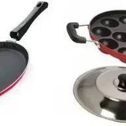 Tawa 27 cm, 23 cm diameter with Lid-image-21