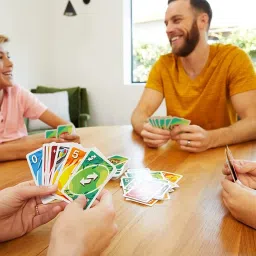 naama UNO Original & UNO Flip Card Games l Classic Colour & Number Matching Card Game image 5