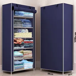 Zenvexyo Portable Space Saving 6 Layer Plastic Shoe Rack Organizer Stand PP Collapsible Wardrobe-image-40