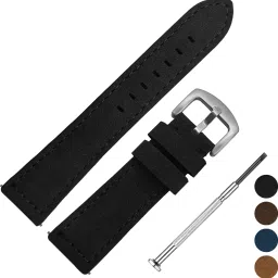 DBLACK [BUZZ] Quick Release w/ Stitches, Premium 22 mm Genuine Leather Watch Strap-41