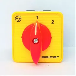 Salzer (L&T) 61372 16A 2Pole 2Way Spring Return 2 To 1 S16 Cam Operated Rotary Switch image 3