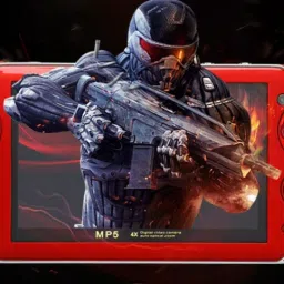 GLOWISH DUAL-JOYSTICKS GAMING CONSOLE MP4 Player 4 GB with 100 GAMES image 2