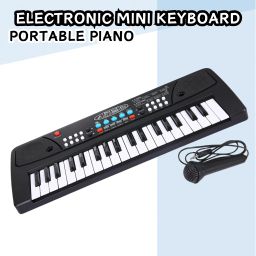 (Piano Keyboard) Toy with 37 Key, Recording and Mic, Adapter for DC Power F285 (Piano Keyboard) Toy with 37 Key, Recording and Mic, Adapter for DC Power F285 Analog Portable Keyboard-image-89