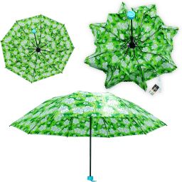 Double-Sided Bloom Print 3-Fold Umbrella For Everyone, Color May Vary Umbrella-picture-14
