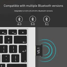 Bkc USB Mini Bluetooth Adapter CSR 5.1 Bluetooth Wireless USB Dongle Adapter USB Adapter image 4
