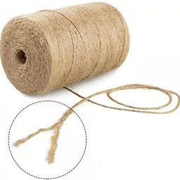 avni prints Natural Jute Twine String Rope Roll Thick and Strong Brown image 2