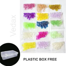 Multicolour Buttons Plastic Buttons-11