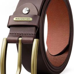 Men Brown Genuine Leather Belt-image-99