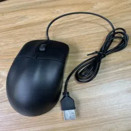 Wifton Wired USB Mouse with Length Cable - Black Wired Ambidextrous OpticalGaming Mouse-image-68