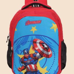 New Polyester Avengers Character Printed Backpack (NUR/LKG/UKG/1st/2nd Class) Waterproof School Bag-image-12