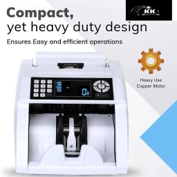 KK MART Note Counting Machine with MG,UV,IR Fake Note Detector Note Counting Machine image 2