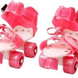 Skates Shoes For Kids Childrens Skates - Size 4-6 UK (PINK In-line Skates - Size 3-6 UK-image-34