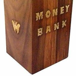 HandCrafted Square Piggy Bank, Money Bank, Gullak for Kids & Adults-63