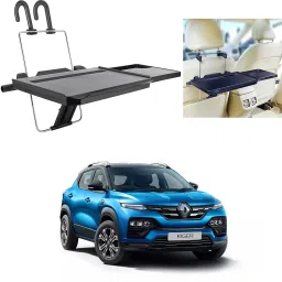 FT-08 Car Back Seat Tray, Foldable Laptop Desk and Food Tray For Renault Kiger Cup Holder Tray Table-image-64