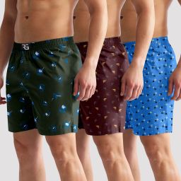 Pack of 3 Printed Men Boxer-image-40