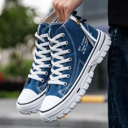 Casual Sneakers Canvas High Top Boots For Boys And Men Sneakers For Men-image-47