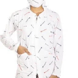 Cotton Printed Coat For Women-image-73