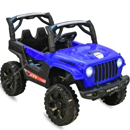 908 Blue (2 Power Motors) (1-6Yrs) Battery ride on Jeep Battery Operated Ride On-image-66